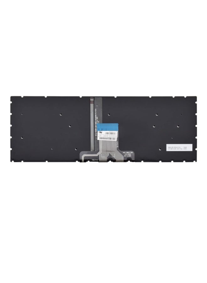 لوحة مفاتيح بديلة بإضاءة خلفية لسلسلة HP 14-ph، متوافقة مع Pavilion 14-CD/14-CM/14-CK/14-DQ/14-DK/14-DG/14-FQ/14-CS، و240 G7/245 G7/246 G7/240 G8، وPavilion X360 14-CD/14M-CD - إطار فضي، تخطيط اللغة الإنجليزية الأمريكية - Image 3